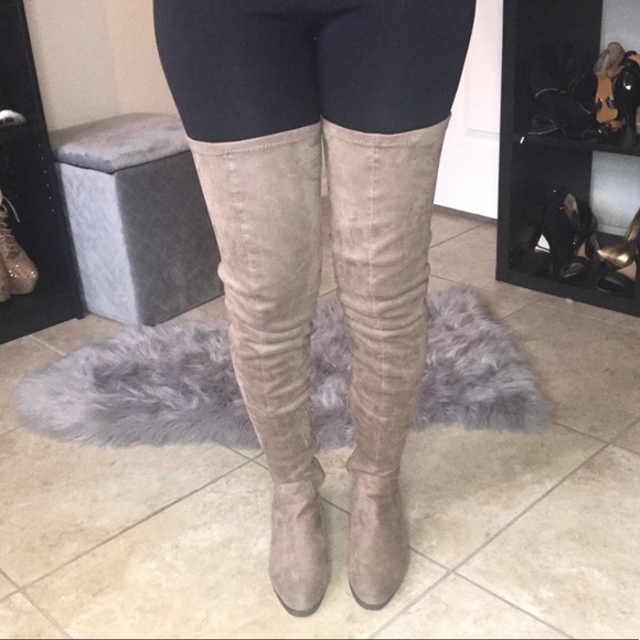 Forever 21 thigh high can be slouch boots - Picture 3 of 5